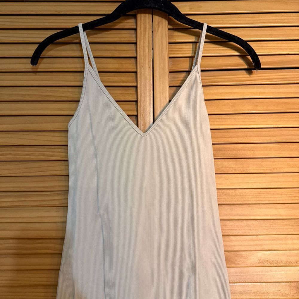 Abercrombie & Fitch Cream ribbed Dress size XS - Picture 3 of 6